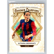 2025 Upper Deck Goodwin Champions Aitana Bonmati #27 Base Set Rookie Soccer - Womens