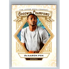 2025 Upper Deck Goodwin Champions De' Aaron Fox #5 Base Set Basketball