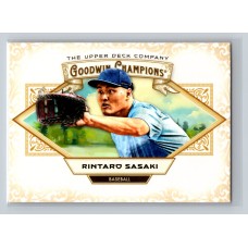 2025 Upper Deck Goodwin Champions Rintaro Sasaki #9 Base Set Prospect Baseball