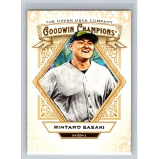 2025 Upper Deck Goodwin Champions Rintaro Sasaki #100 Base Set - Horizontal Prospect Baseball