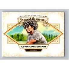 2025 Upper Deck Goodwin Champions Kevin Concepcion #89 Base Set - Horizontal Prospect Football