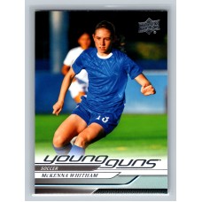 2025 Upper Deck Goodwin Champions McKenna Whitham #YG-17 Young Guns Rookie Soccer - Womens 1:3 Hobby, 1:3 e-Pack, 1:3 Blaster