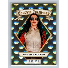 2025 Upper Deck Goodwin Champions Amber Balcaen #74 Yellow Circles Parallel Rookie Motorsports  /199 Random Inserts in Hobby and e-Pack
