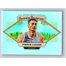 2025 Upper Deck Goodwin Champions Pierce LePage #85 Silver Foil Parallel - Horizontal Rookie Decathlon 1:5 Hobby, 1:5 e-Pack, 1:10 Blaster
