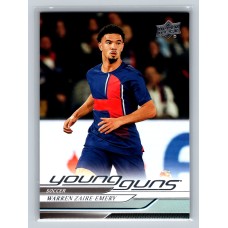 2025 Upper Deck Goodwin Champions Warren Zaire-Emery #YG-33 Young Guns Rookie Soccer 1:3 Hobby, 1:3 e-Pack, 1:3 Blaster