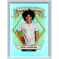 2025 Upper Deck Goodwin Champions Rori Harmon #73 Silver Foil Parallel Prospect Basketball - Womens 1:5 Hobby, 1:5 e-Pack, 1:10 Blaster