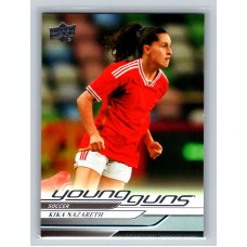 2025 Upper Deck Goodwin Champions Kika Nazareth #YG-7 Young Guns Rookie Soccer - Womens 1:3 Hobby, 1:3 e-Pack, 1:3 Blaster