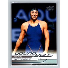 2025 Upper Deck Goodwin Champions Gretchen Walsh #YG-27 Young Guns Rookie Swimming 1:3 Hobby, 1:3 e-Pack, 1:3 Blaster