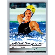 2025 Upper Deck Goodwin Champions Maggie Steffens #YG-29 Young Guns Rookie Water Polo 1:3 Hobby, 1:3 e-Pack, 1:3 Blaster