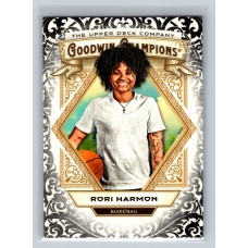 2025 Upper Deck Goodwin Champions Rori Harmon #73 Glossy Black Parallel Prospect Basketball - Womens 1:2 Hobby, 1:2 e-Pack