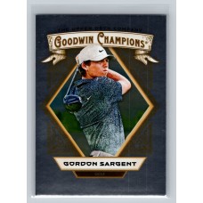 2025 Upper Deck Goodwin Champions Gordon Sargent #48 Silver Foil Parallel Prospect Golf 1:5 Hobby, 1:5 e-Pack, 1:10 Blaster