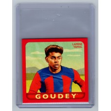 2025 Upper Deck Goodwin Champions Lamine Yamal #G-15 Goudey Red Parallel Rookie Soccer /1933 Random Inserts in Hobby and e-Pack