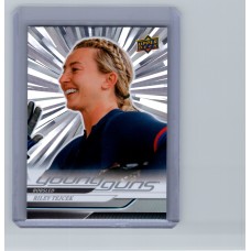 2025 Upper Deck Goodwin Champions Riley Tejcek #YG-18 Young Guns Outburst Parallel Rookie Bobsleigh 1:30 Hobby, 1:30 e-Pack