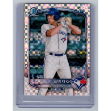 2025 Bowman Sean Keys #BCP-89 Bowman Chrome Prospects X-fractor (1:25) Toronto Blue Jays