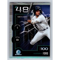 2025 Bowman Harry Ford #BTP-48 Bowman Scouts' Top 100 Seattle Mariners