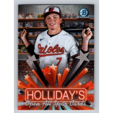 2025 Bowman Jackson Holliday #HS-2 Hobby Stars Baltimore Orioles