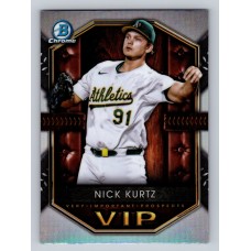 2025 Bowman Nick Kurtz #VIP-2 Very Important Prospects Athletics