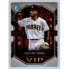 2025 Bowman Leo De Vries #VIP-14 Very Important Prospects San Diego Padres