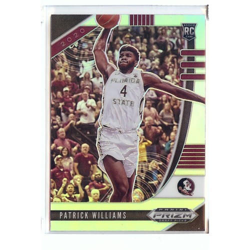 2020-21 Prizm Draft Picks Patrick Williams #60 Base Rookie Prizms Silver Florida State Seminoles/Chicago Bulls 2020-21 Prizm Draft Picks Patrick Williams #60 Base Rookie Prizms Silver Florida State Seminoles/Chicago Bulls