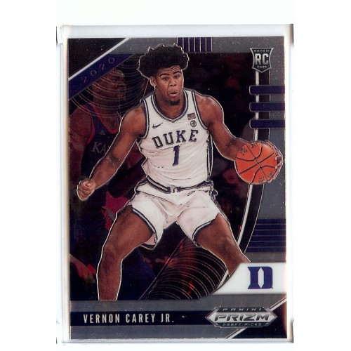 2020-21 Prizm Draft Picks Vernon Carey Jr. #67 Base Rookie Duke Blue Devils/Charlotte Hornets 2020-21 Prizm Draft Picks Vernon Carey Jr. #67 Base Rookie Duke Blue Devils/Charlotte Hornets