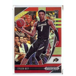 2020-21 Prizm Draft Picks Tyler Bey #35 Base Rookie Prizms Red /299 Colorado Buffaloes/Dallas Mavericks