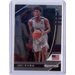 2020-21 Prizm Draft Picks James Wiseman #2 Base Rookie Memphis Tigers/Golden State Warriors