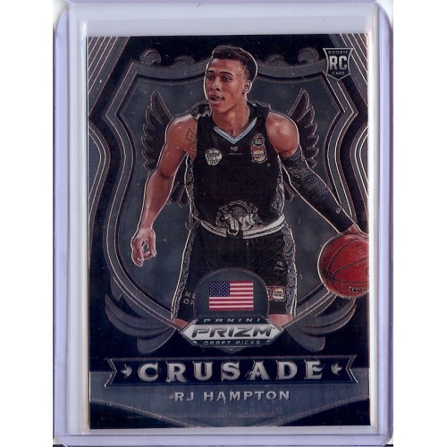 2020-21 Prizm Draft Picks RJ Hampton #93 Crusade International/Denver Nuggets