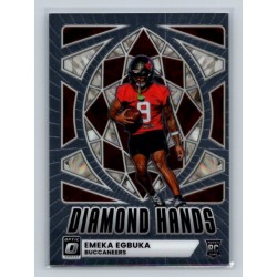 2025 Donruss Optic Emeka Egbuka #4 Diamond Hands Tampa Bay Buccaneers