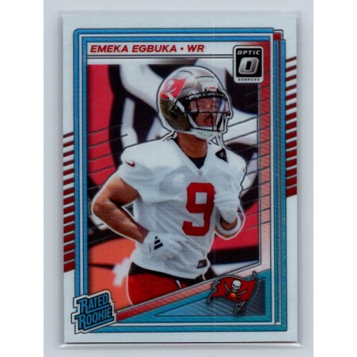 2025 Donruss Optic Emeka Egbuka #265 Rated Rookies Tampa Bay Buccaneers