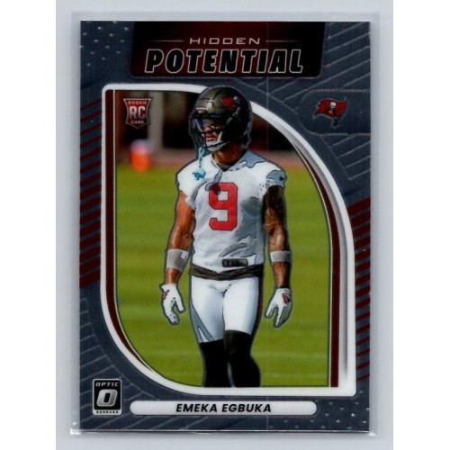 2025 Donruss Optic Emeka Egbuka #15 Hidden Potential Tampa Bay Buccaneers