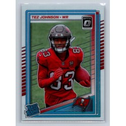 2025 Donruss Optic Tez Johnson #231 Rated Rookies Tampa Bay Buccaneers
