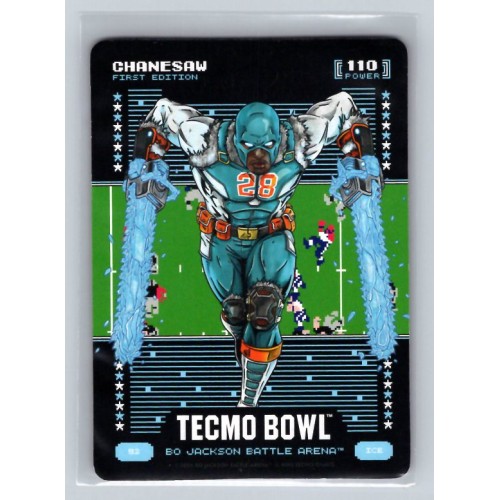2026 Bo Jackson Battle Arena Tecmo Bowl Devon Achane Chanesaw Base Set Ice First Edition 110 #92