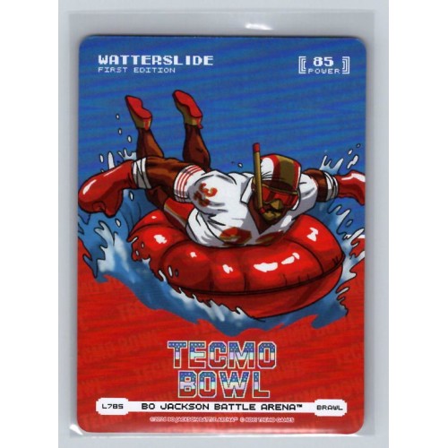 2026 Bo Jackson Battle Arena Tecmo Bowl Ricky Watters Watterslide Tecmo Bowl Logofoil Brawl First Edition 85 #TL785