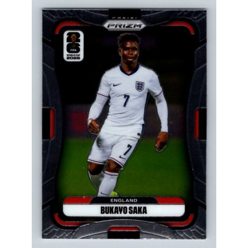 2026 Prizm FIFA World Cup Bukayo Saka Base #100 England