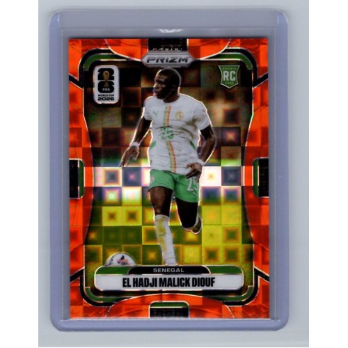 2026 Prizm FIFA World Cup El Hadji Malick Diouf Base Prizms Orange Pandora /215 #401 Senegal