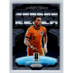 2026 Prizm FIFA World Cup Jurrien Timber Global Reach # 14 Netherlands 2026 Prizm FIFA World Cup Jurrien Timber Global Reach # 14 Netherlands