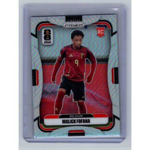 2026 Prizm FIFA World Cup Malick Fofana Base Prizms Silver # 154 Belgium