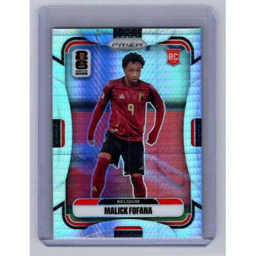 2026 Prizm FIFA World Cup Malick Fofana Base Prizms Hyper # 154 Belgium