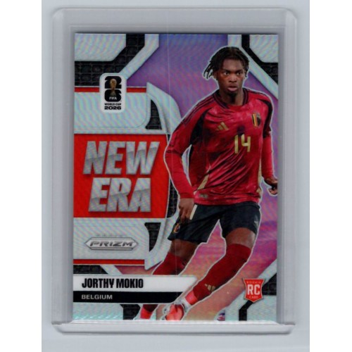 2026 Prizm FIFA World Cup Jorthy Mokio  New Era Prizms Silver # 11 Belgium