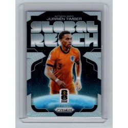 2026 Prizm FIFA World Cup Jurrien Timber Global Reach Prizms Silver # 14 Netherlands 2026 Prizm FIFA World Cup Jurrien Timber Global Reach Prizms Silver # 14 Netherlands
