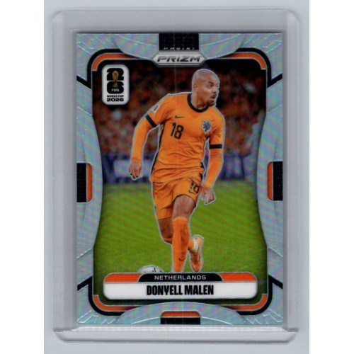 2026 Prizm FIFA World Cup Donyell Malen Base Prizms Silver # 312 Netherlands