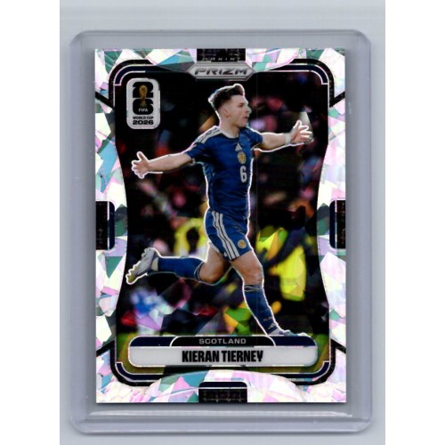 2026 Prizm FIFA World Cup Kieran Tierney Prizms Cracked Ice /23 # 396 Scotland