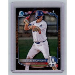 2025 Bowman Victor Rodrigues #BCP-45 Bowman Chrome Prospects Reptillian Refractor (1:13) Los Angeles Dodgers 2025 Bowman Victor Rodrigues #BCP-45 Bowman Chrome Prospects Reptillian Refractor (1:13) Los Angeles Dodgers