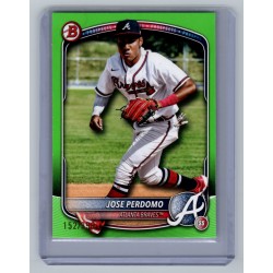 2025 Bowman Jose Perdomo #BP-106 Bowman Prospects Neon Green Border #/399 (1:221) Atlanta Braves 2025 Bowman Jose Perdomo #BP-106 Bowman Prospects Neon Green Border #/399 (1:221) Atlanta Braves