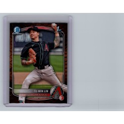 2025 Bowman Yu-Min Lin #BCP-27 Bowman Chrome Prospects Reptillian Refractor (1:13) Arizona Diamondbacks 2025 Bowman Yu-Min Lin #BCP-27 Bowman Chrome Prospects Reptillian Refractor (1:13) Arizona Diamondbacks