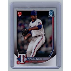 2025 Bowman Kumar Rocker #80 Base Red Rookie Redemption Texas Rangers 2025 Bowman Kumar Rocker #80 Base Red Rookie Redemption Texas Rangers