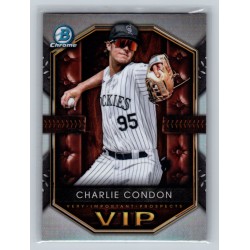 2025 Bowman Charlie Condon #VIP-9 Very Important Prospects Colorado Rockies 2025 Bowman Charlie Condon #VIP-9 Very Important Prospects Colorado Rockies