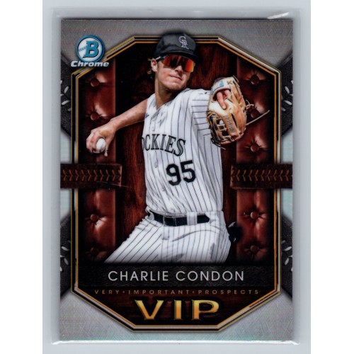 2025 Bowman Charlie Condon #VIP-9 Very Important Prospects Colorado Rockies