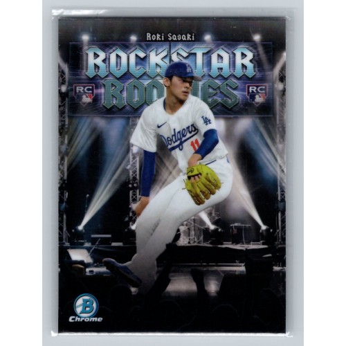 2025 Bowman Roki Sasaki #RR-20 Rockstar Rookies Los Angeles Dodgers