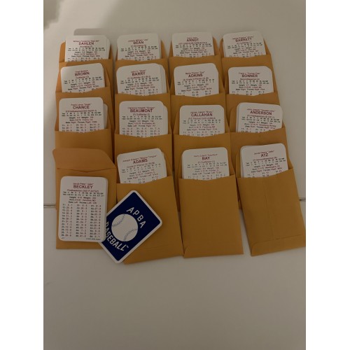 1902 APBA Baseball Season Original Complete Set